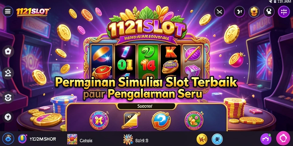 Screenshot 1121SLOT menampilkan gameplay mesin slot yang menarik dan seru.