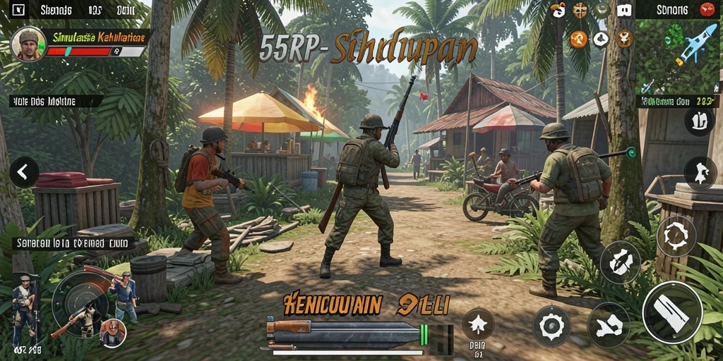 Gameplay menarik dan beragam dalam 55RP yang penuh dengan interaksi.