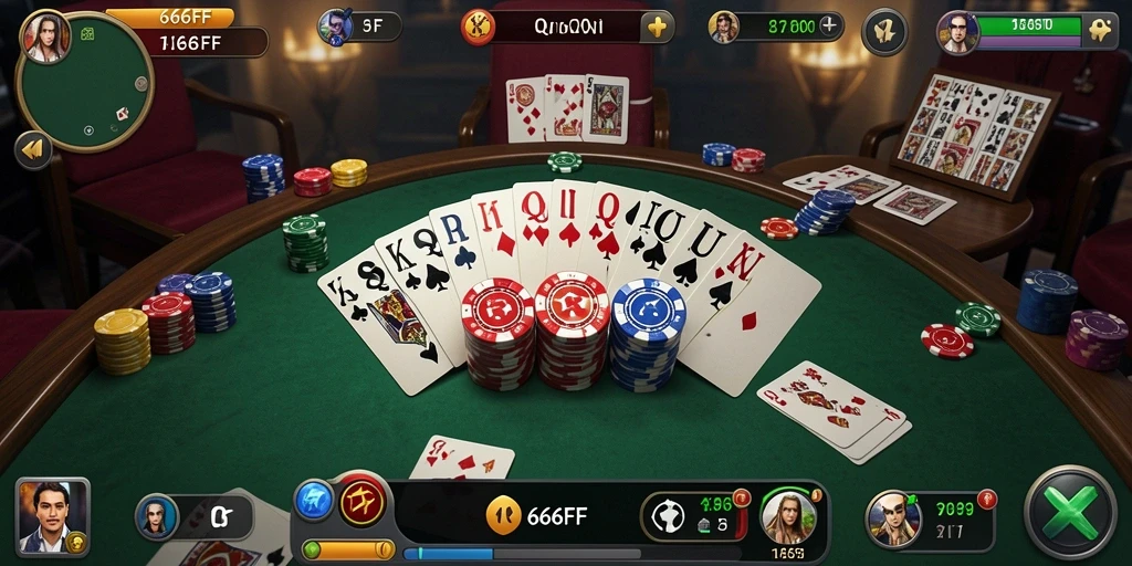 Screenshot gameplay QiuQiu di 666FF yang seru dan menantang.