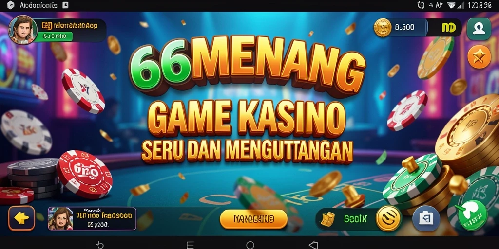 Tampilan permainan 66MENANG yang seru dan interaktif.