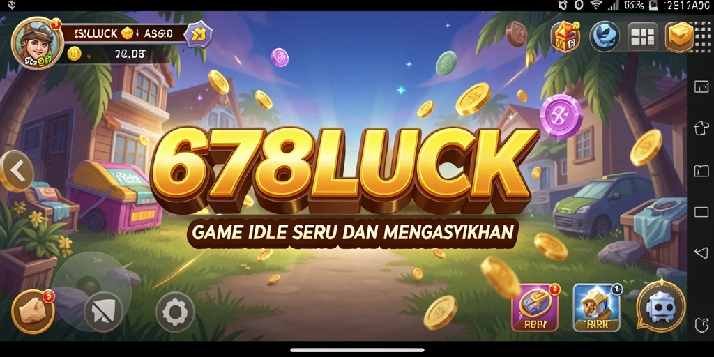 Tampilan gameplay 678LUCK yang menarik dan seru.