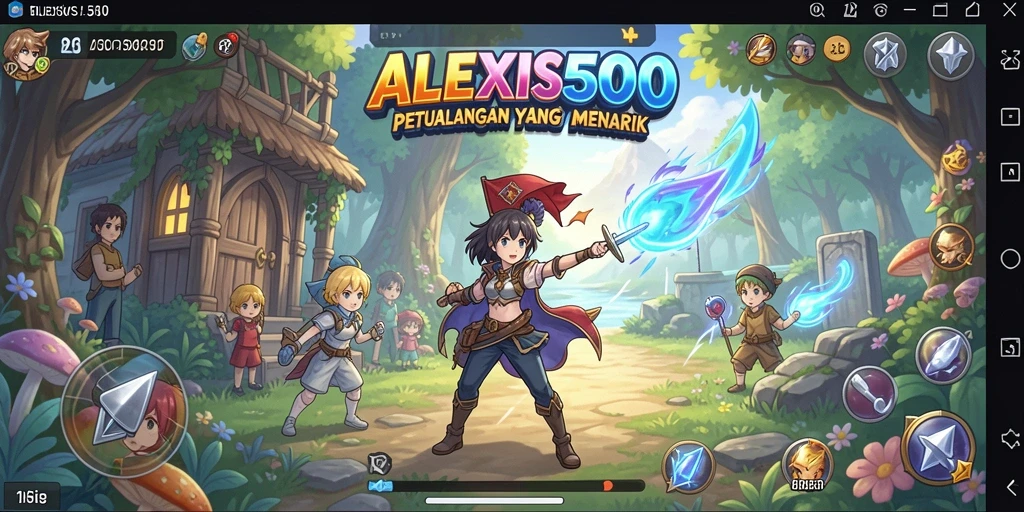Tampilan menarik dari gameplay ALEXIS500 yang penuh aksi.