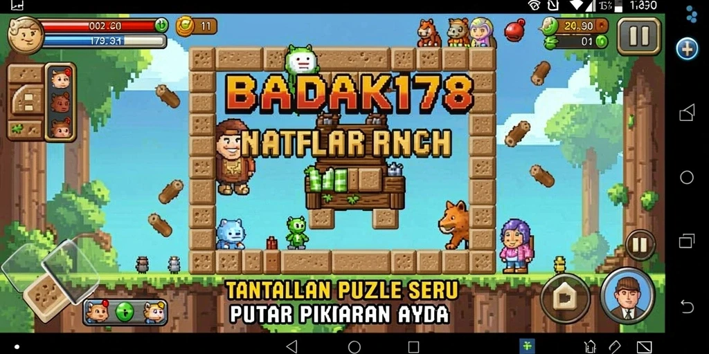 Tampilan gameplay BADAK178 dengan tantangan Puzzle yang mengasyikkan.