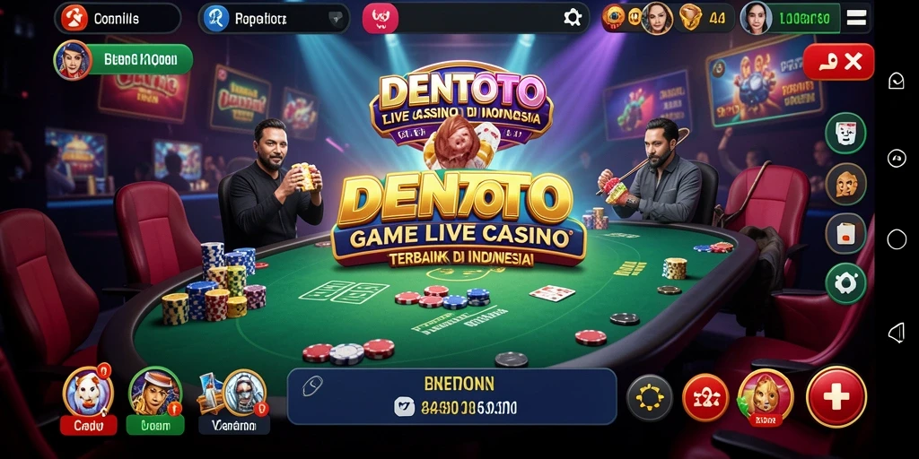 Tampilan gameplay DENTOTO yang menarik di dalam Live Casino.