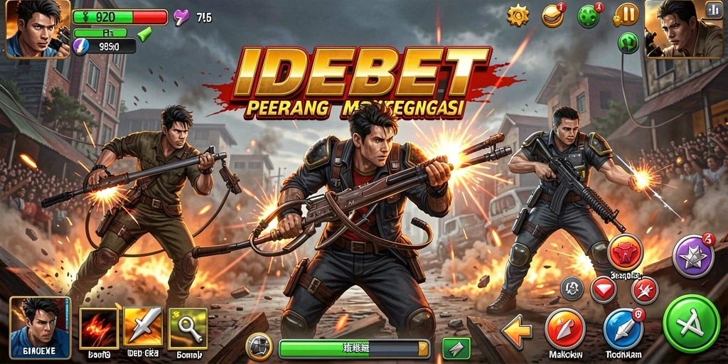 Tampilan gameplay seru dan mendebarkan di IDEBET.