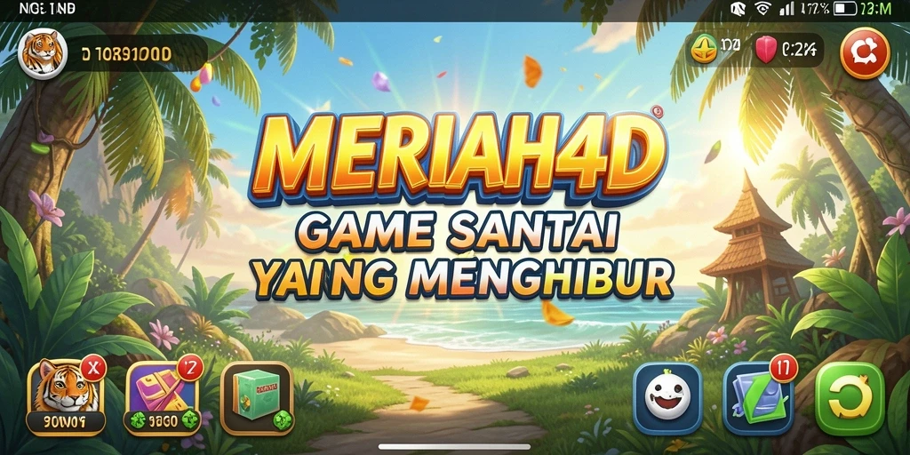 Tampilan gameplay seru dari MERIAH4D yang menghibur.
