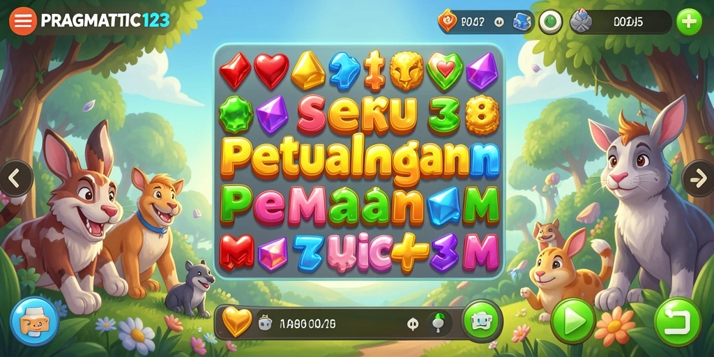 Gameplay seru PRAGMATIC123 dengan kombinasi objek Match-3.