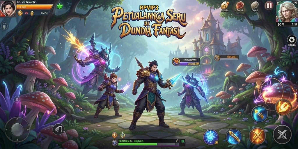 Screenshot utama RPVIP3 menampilkan gameplay Adventure yang menegangkan.