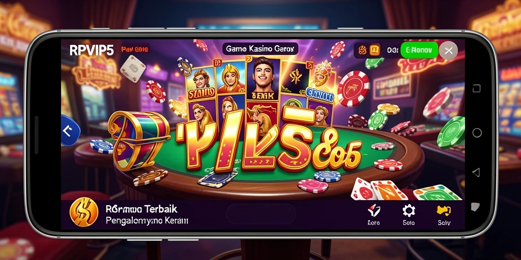 Tampilan gameplay RPVIP5 yang menarik dan interaktif di dunia Kasino.