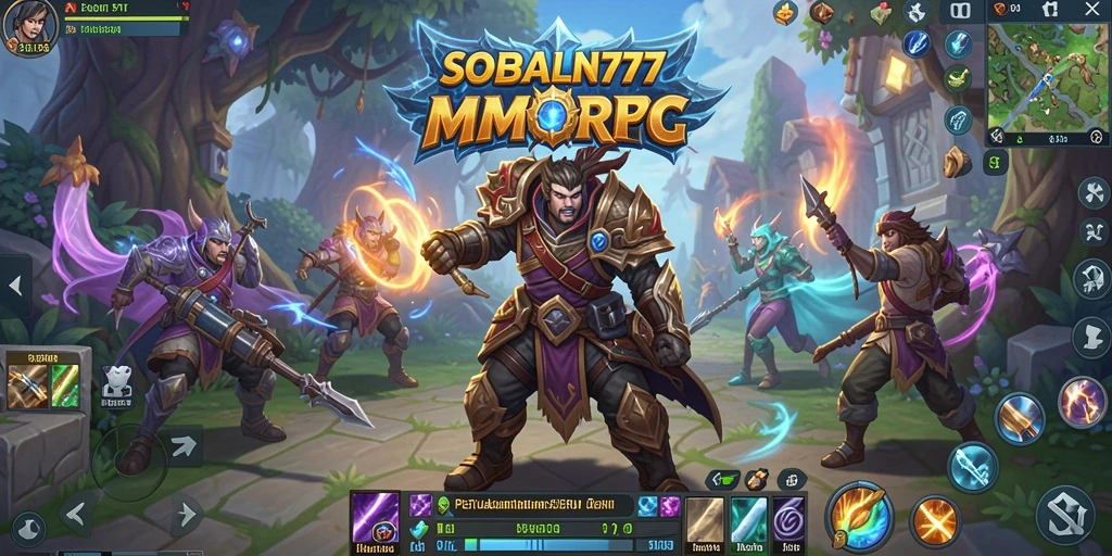 Tampilan gameplay yang menakjubkan dalam dunia MMORPG.